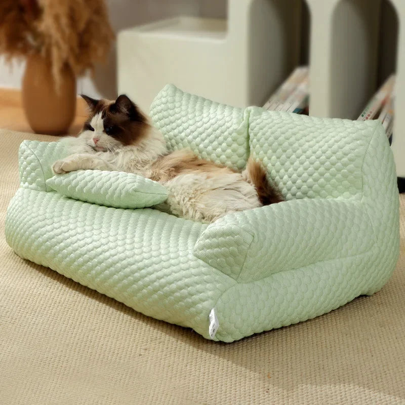 Adorable Breathable Temperature Controlled Cotton Pet Sofa