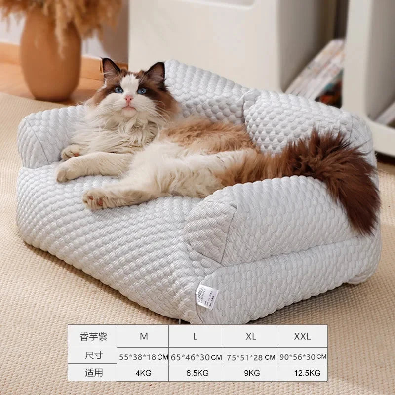 Adorable Breathable Temperature Controlled Cotton Pet Sofa