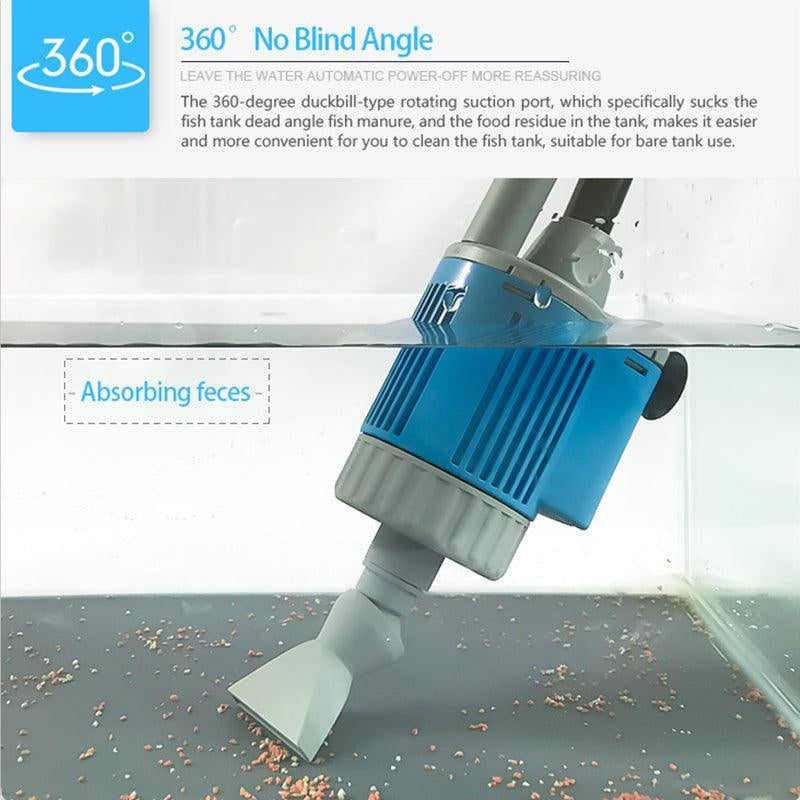 Aquarium Turboclean - Advanced Electric Gravel Cleaner and Sand Vacuum