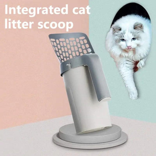 The Ultimate Integrated Cat Litter Cleanup Solution 🐱