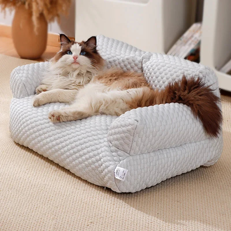 Adorable Breathable Temperature Controlled Cotton Pet Sofa