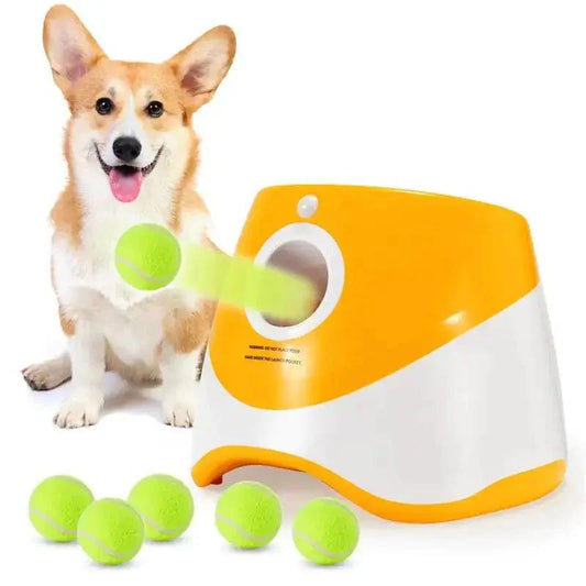 Automatic Interactive Dog Tennis Ball Launcher - Keep Your Pet Active & Entertained