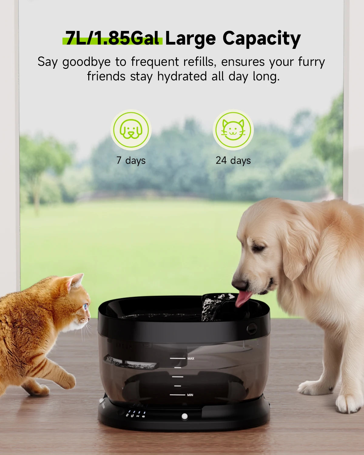 Wireless Auto Sensor Drinking Fountain for Pets 