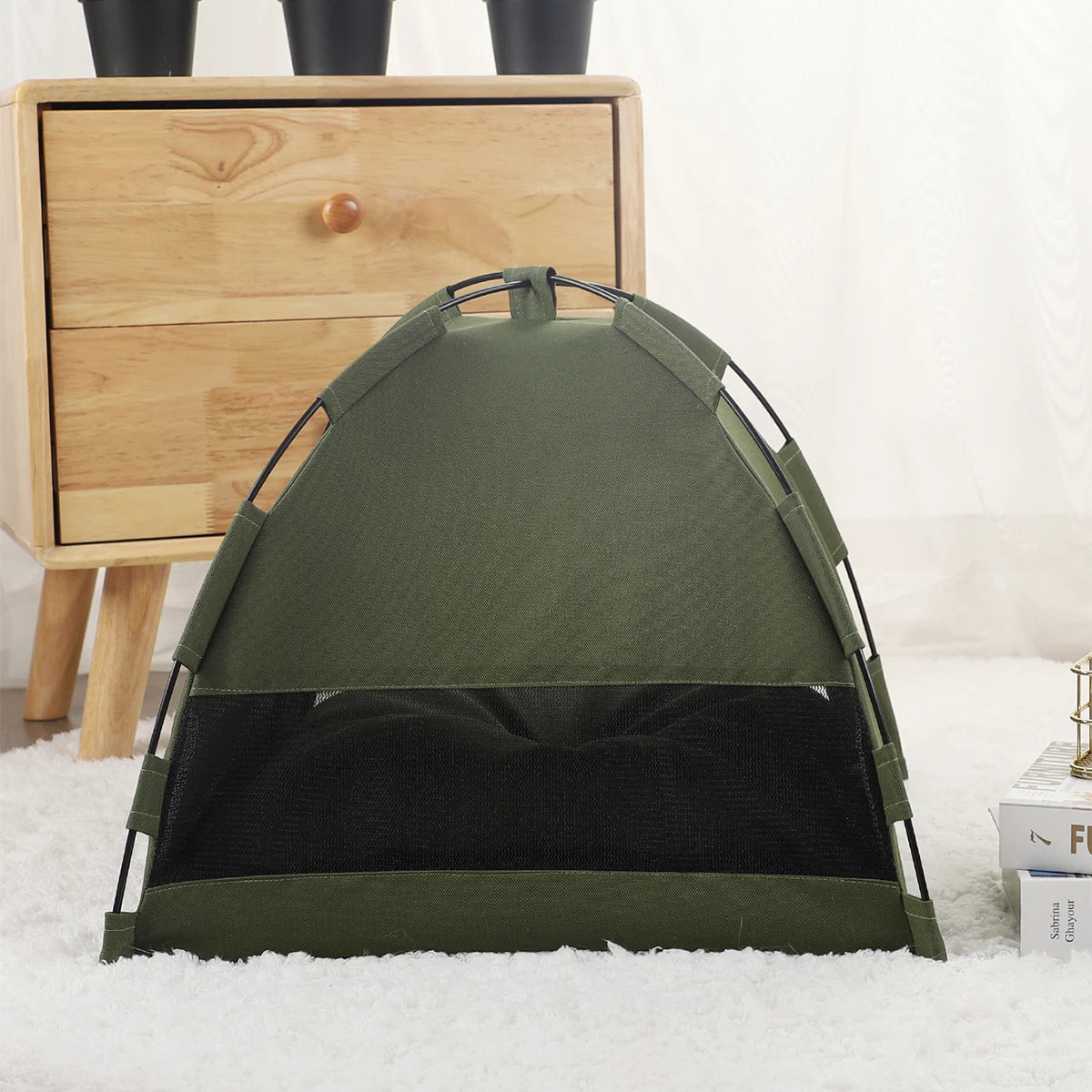 Fashion Cushioned Pet Tent House